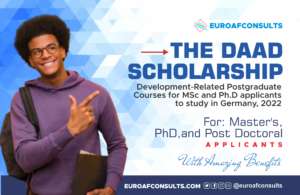 Read more about the article DAAD Scholarship Master of Science (MSc) and PhD in Development-Related Courses