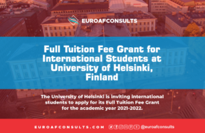 Read more about the article Full Tuition Fee Grant for International Students at University of Helsinki, Finland