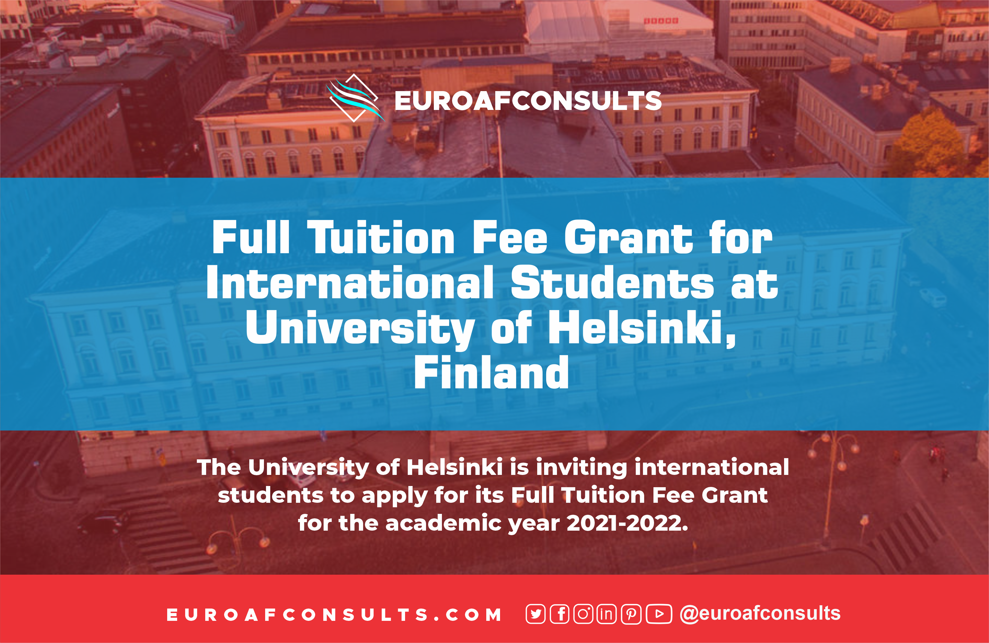 You are currently viewing Full Tuition Fee Grant for International Students at University of Helsinki, Finland