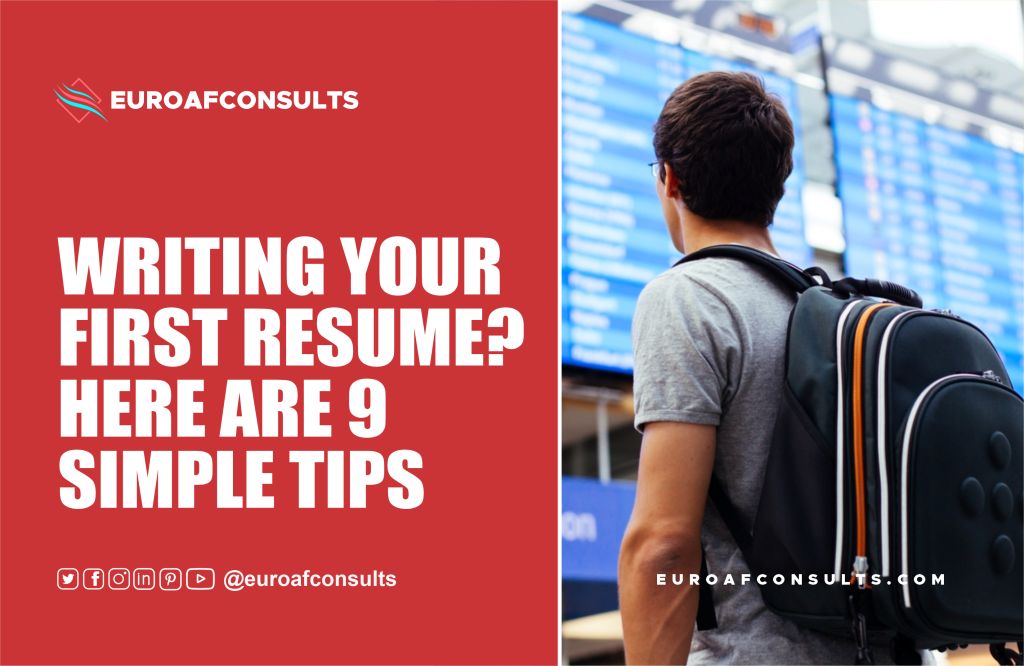 You are currently viewing Proper Guide For 9 simple Tips In Writing Your First Resume And CV