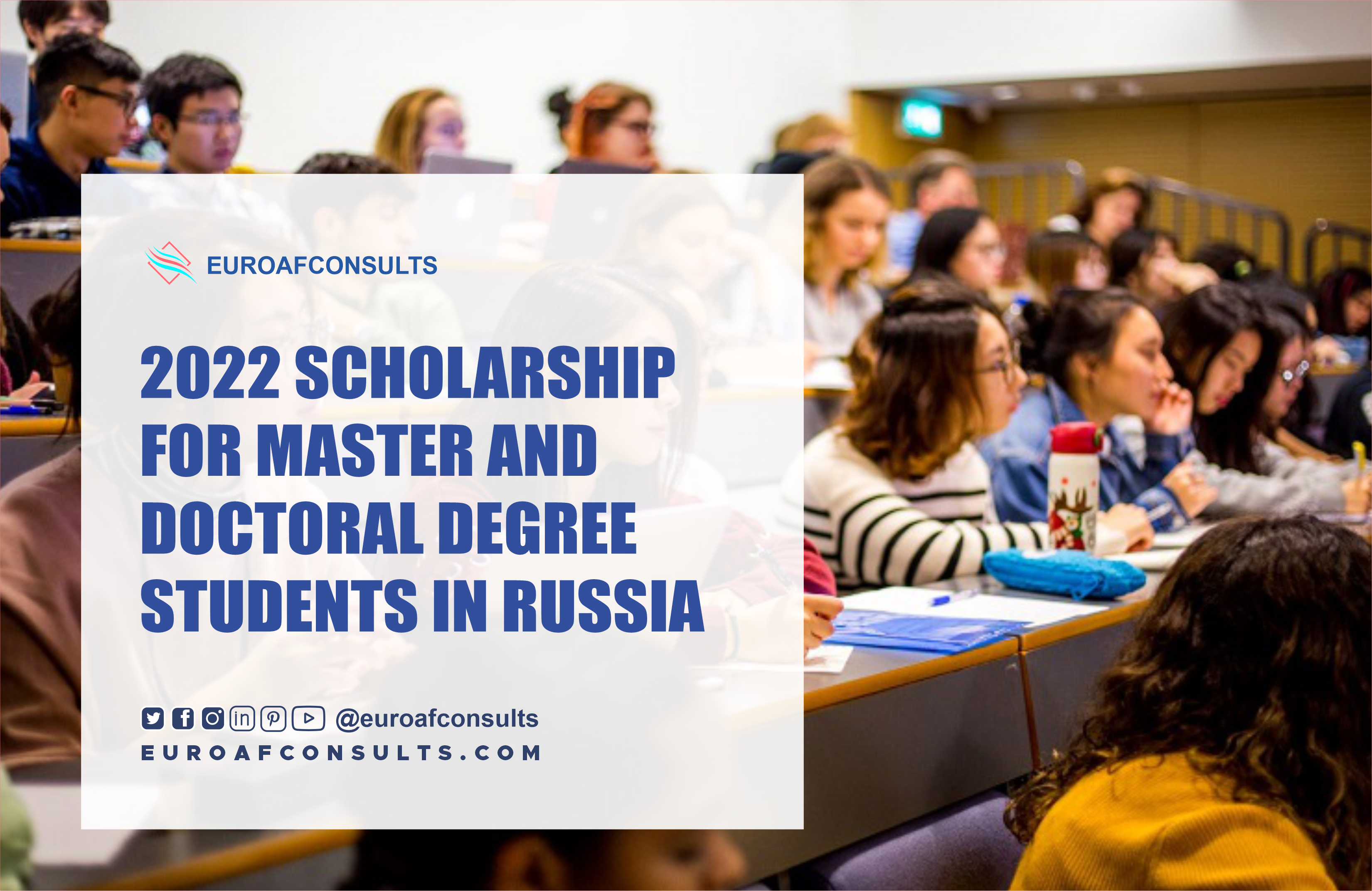 You are currently viewing 2022 SCHOLARSHIP FOR MASTER AND DOCTORAL DEGREE STUDENTS IN RUSSIA