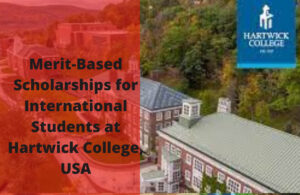 Read more about the article Merit-Based Scholarships for International Students at Hartwick College, USA