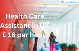 Read more about the article Part-time Health Care Assistant in UK £ 18 per hour.